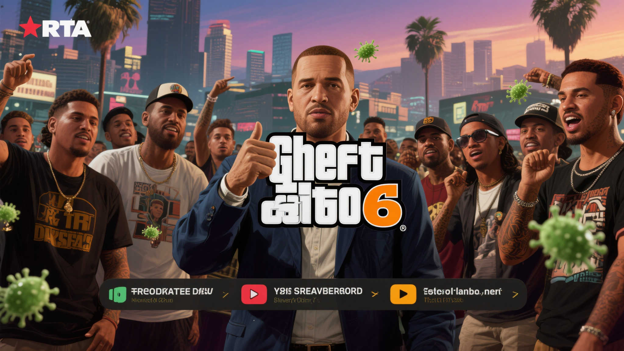 《GTA6》创纪录：R星官方Youtube预告片播放量突破1亿大关！