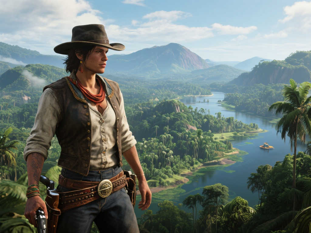 外媒建议《大镖客3》以女武神莎迪为主角:开启南美冒险之旅 外媒建议《大镖客3》以女武神莎迪为主角:开启南美冒险之旅