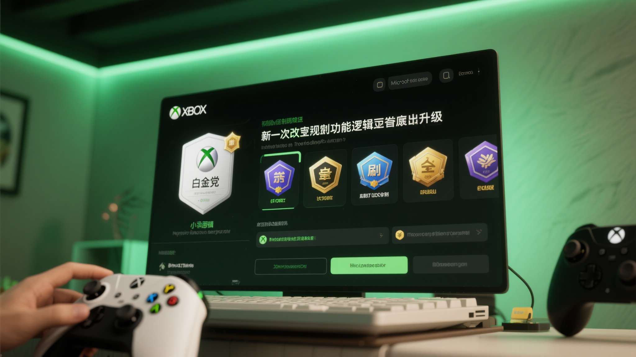 Xbox成就系统大改:动画重做+高亮100%完成度游戏 Xbox成就系统大改:动画重做+高亮100%完成度游戏